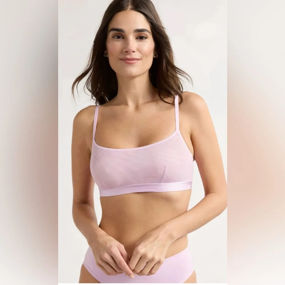 Joyspun’s Women’s Lilac Mesh Bralette! NWT! Size Small.‎